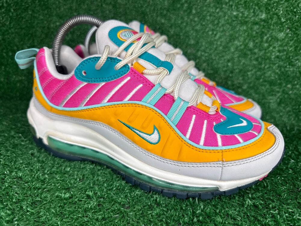 Nike W Air Max 98 Easter Womens Sz 8 M Easter Spirit Shoes Sneakers CI9897-301